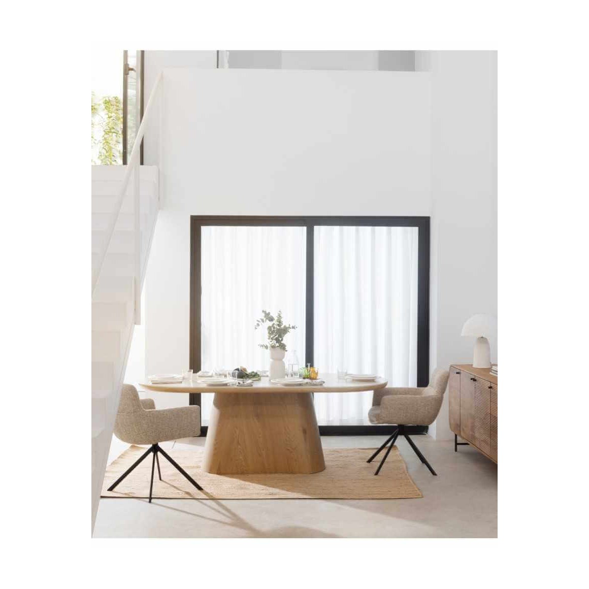 MESA COMEDOR OVALADA - Imagen 5