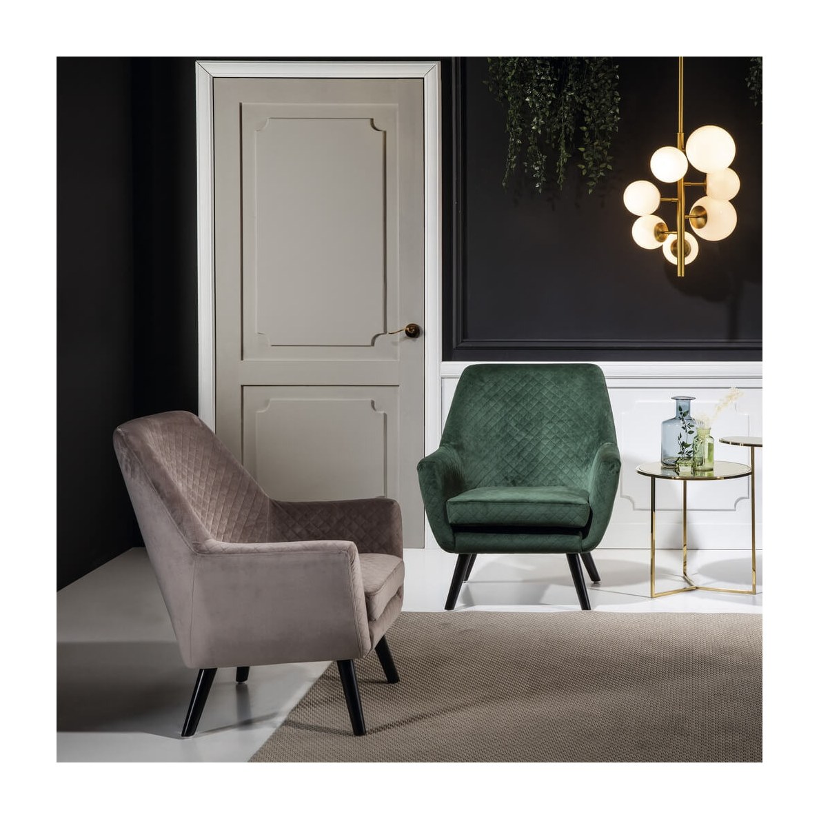 SILLON TERCIOPELO ROMBOS - Imagen 4