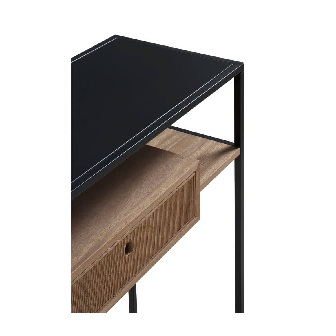 CONSOLA NEGRO METAL - Imagen 3
